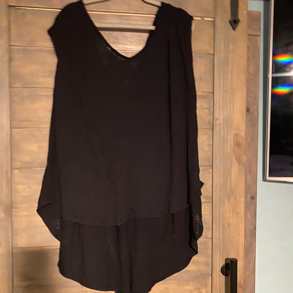 Layne Bryant High- Low burnout top